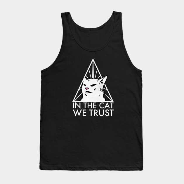 confused cat meme funny Tank Top by A Comic Wizard